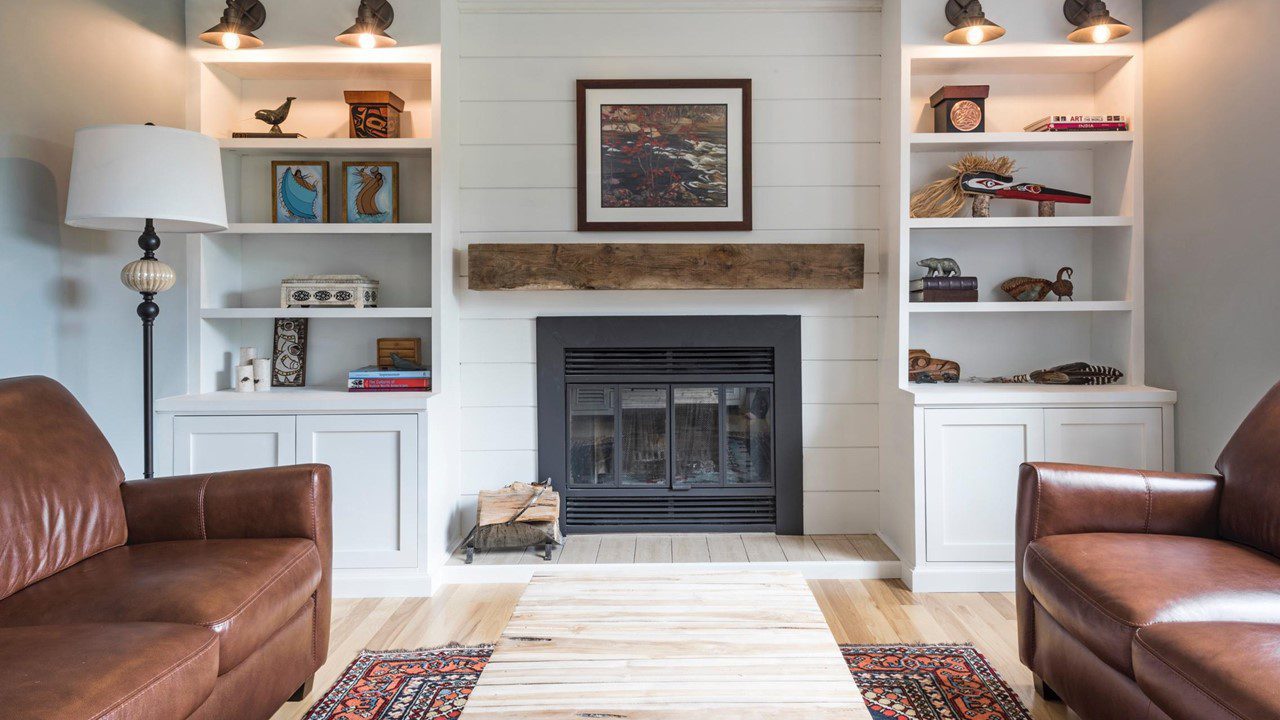 Shiplap wall