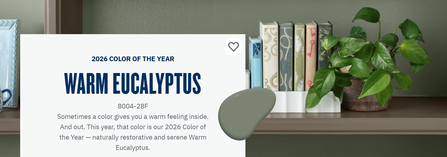 Valspar colour of 2026, interior designer near me, decorator near me, Ottawa decorator, home decorator near me, interior decorator near me