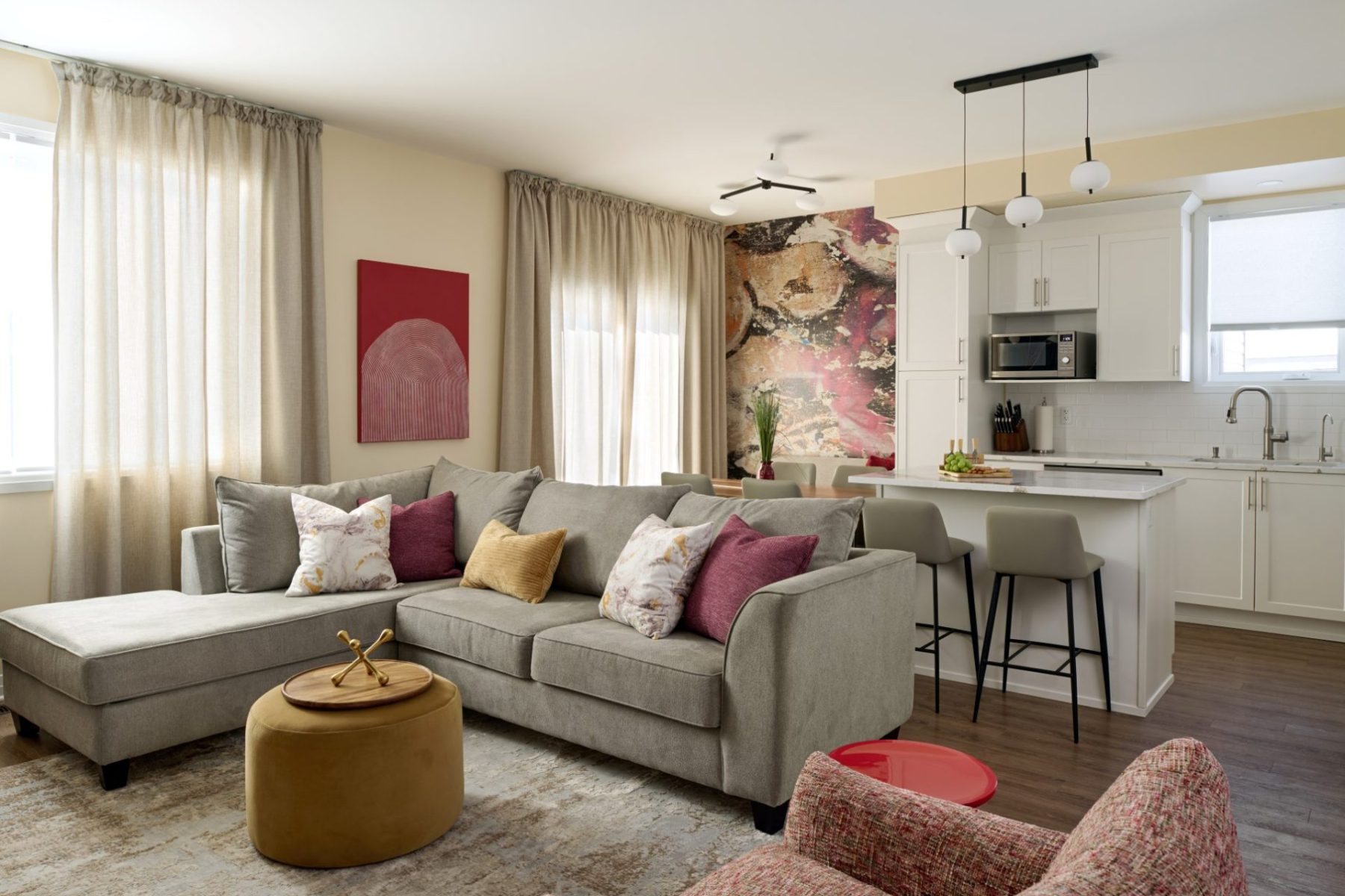 An Expressive Take on the Modern Family Space, Open concept space, modern, ottawa interior design, interior design ottawa, ottawa interior designer, interior designer ottawa, home designer near me, home decorator near me, interior designer near me, decorator near me