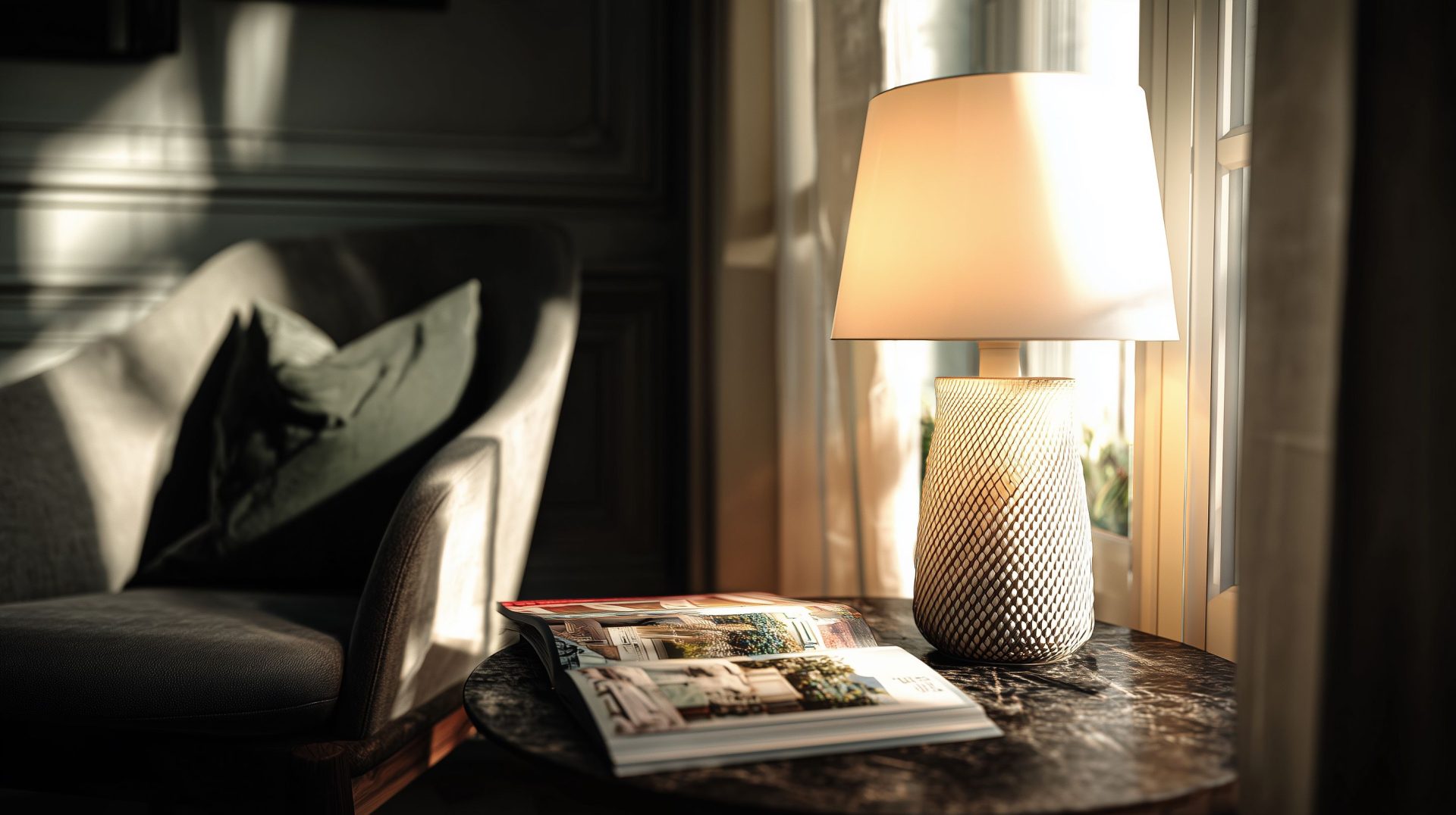 Quiet corner, retreat corner, reading nook, Ottawa interior designers, Manotick interior designers