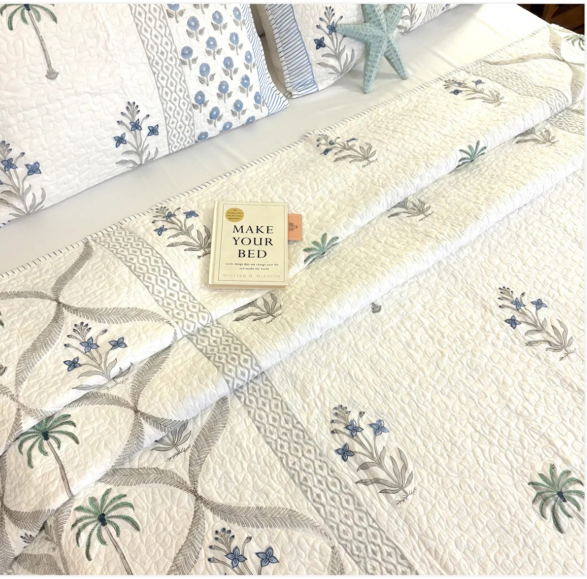 Handcrafted Indian bedding