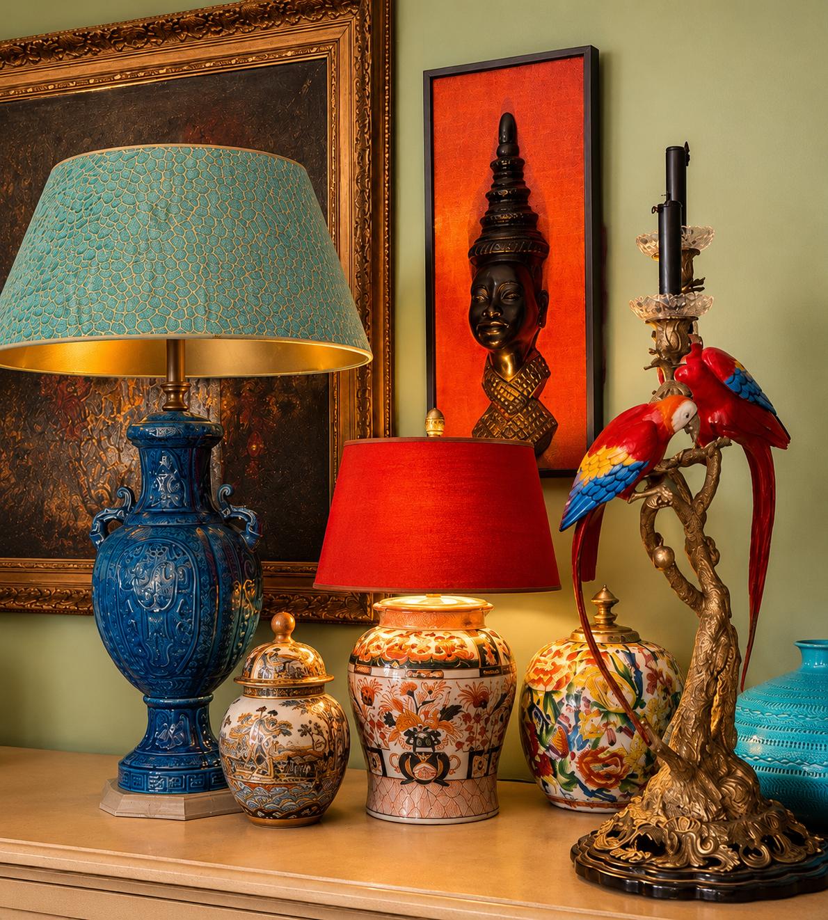 Decorate custom made lamp